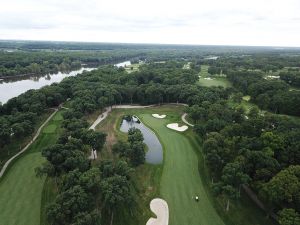 TPC Deere Run Aerial 18th Water